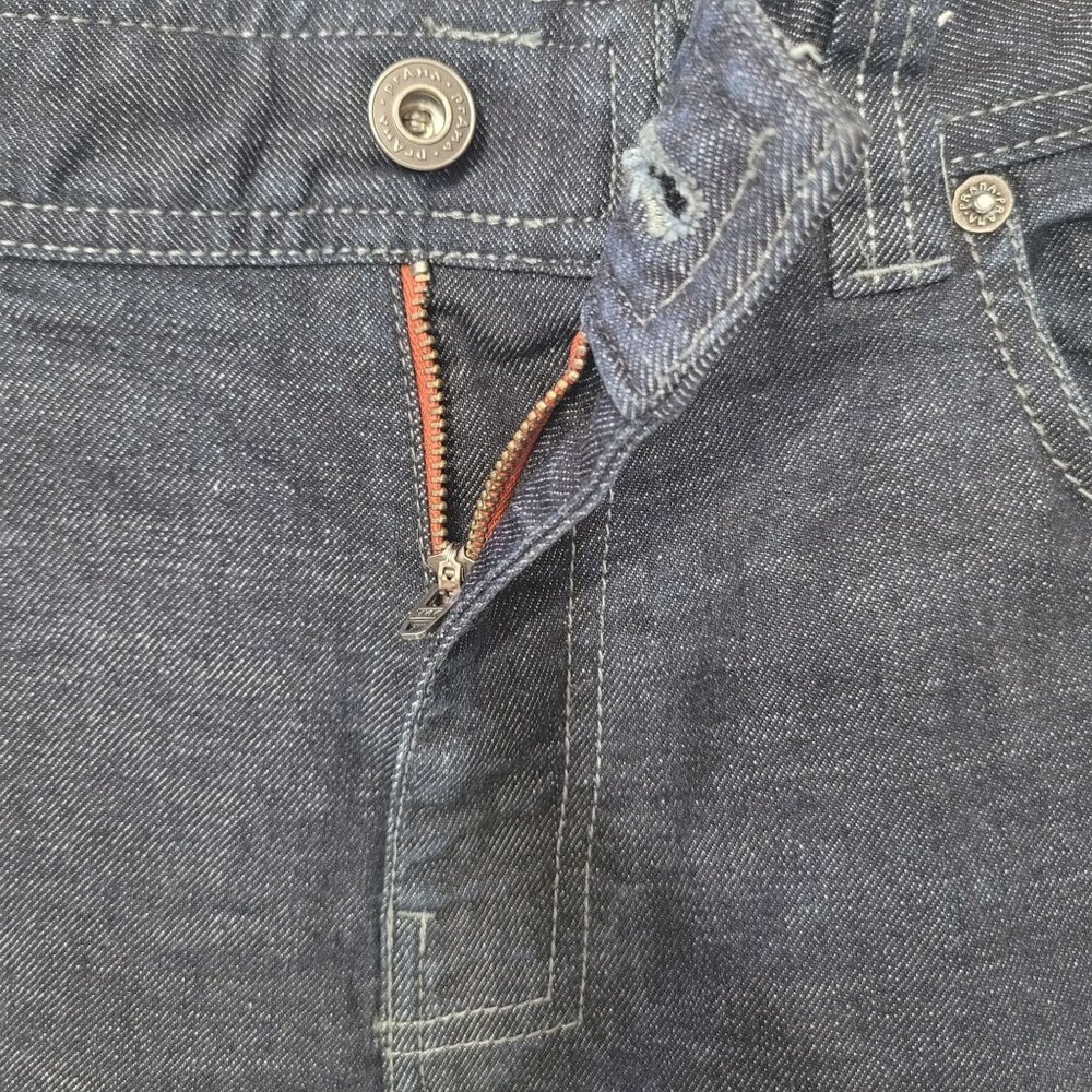 Prana Men's Slim Fit Dark Indigo Denim Jeans Size 33X30 - Picture 7 of 12